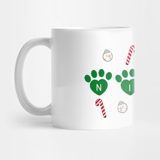 Holiday PAWS - NICE Mug